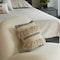 Deerlux 16" Handwoven Cotton Throw Pillow Cover with Boho Design and Fringed Lines, Natural QI004308 - alternate 7